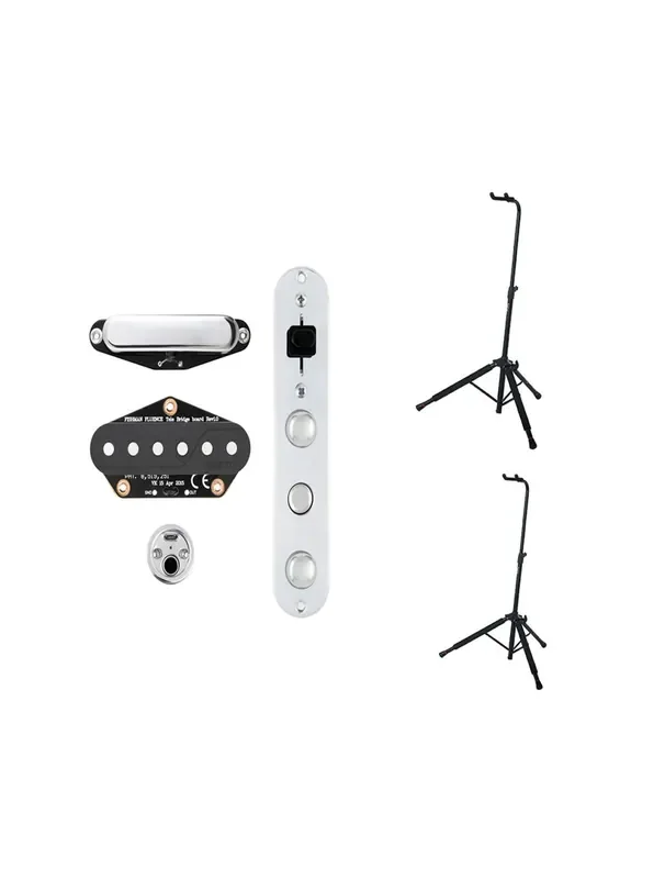 Fishman Fluence Greg Koch Telecaster Set + 2 Gator Hanging Guitar Stands