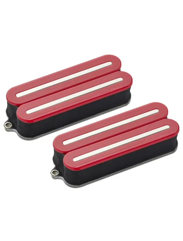 Fishman Fluence Open Core Modern 8-Str Humbucker Set – Red w/Nickel Blades