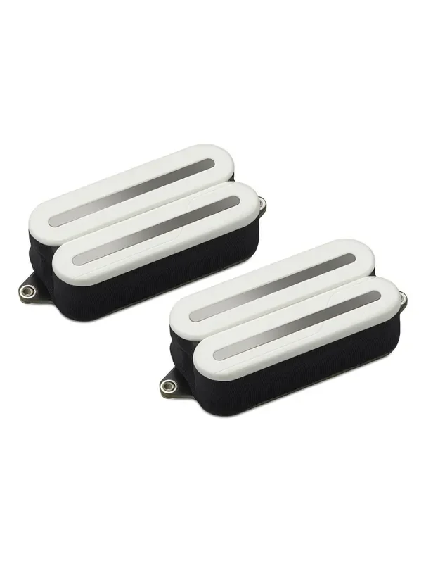 Fishman Fluence Open Core Modern Humbucker Set White w/Blk Nickel Blade Open Box