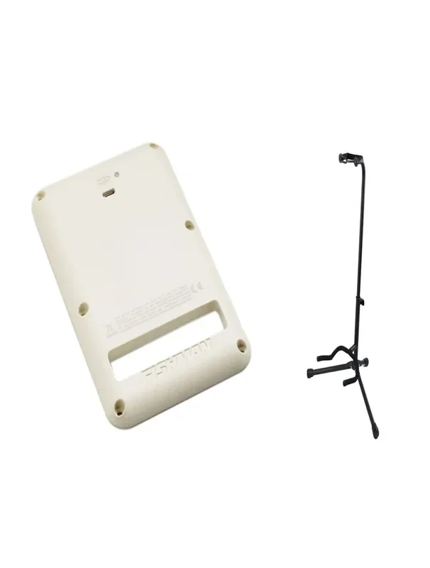 Fishman Rechargeable Battery Pack for Strat – White + Gator Single Guitar Stand