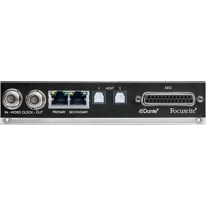 Focusrite ISA ADN8 8 Channel Dante Network A/D Card for ISA 428 MkII and 828 MkII Guitar Center