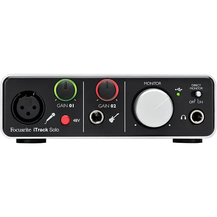Focusrite iTrack Solo Audio Interface With Lightning Connection Guitar Center