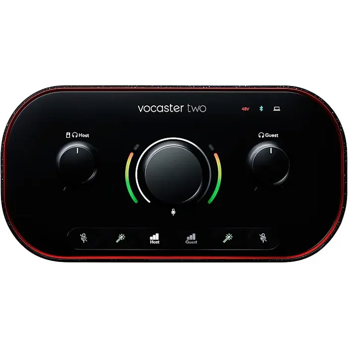 Focusrite Vocaster Two Podcasting Interface for Content Creators Guitar Center