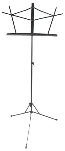 Folding Music Stand, Selmer, With Bag – Black