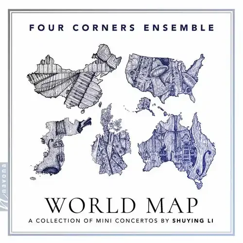 Four Corners Ensemble World Map – COMPACT DISCS