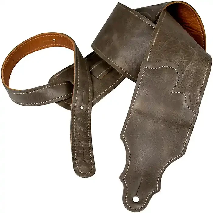Franklin Strap Jackson Hole Aged Leather Guitar Strap Gray Guitar Center