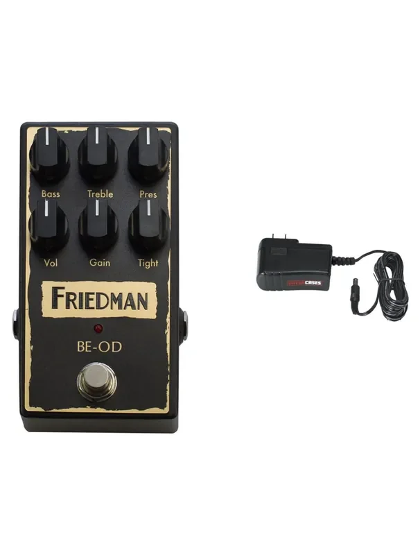Friedman BE-OD Overdrive + Gator 9V Power Supply Combo