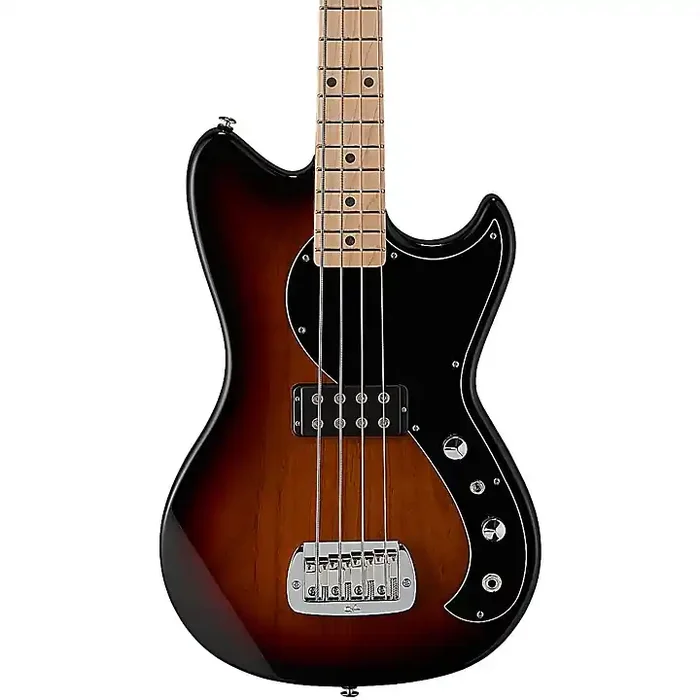 G&L Fullerton Deluxe Fallout Shortscale Electric Bass 3-Tone Sunburst Guitar Center