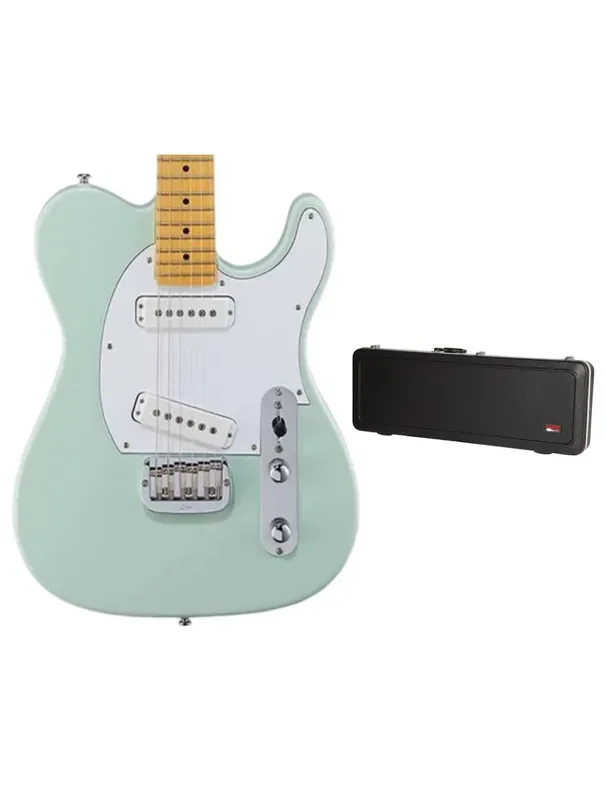 G&L Tribute Series ASAT Special Electric Guitar – Surf Green + Gator Hard Case