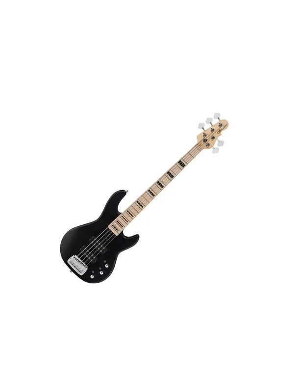 G&L Tribute Series L-2500 5-String Bass Guitar – Black Frost
