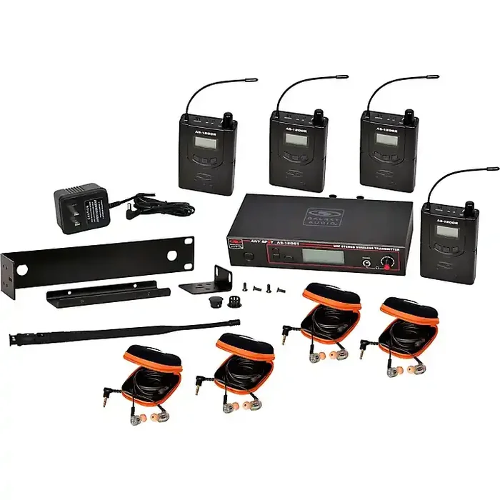 Galaxy Audio 1200 Series Wireless Personal Monitor Band Pack, With EB10 Ear Buds Band D Guitar Center