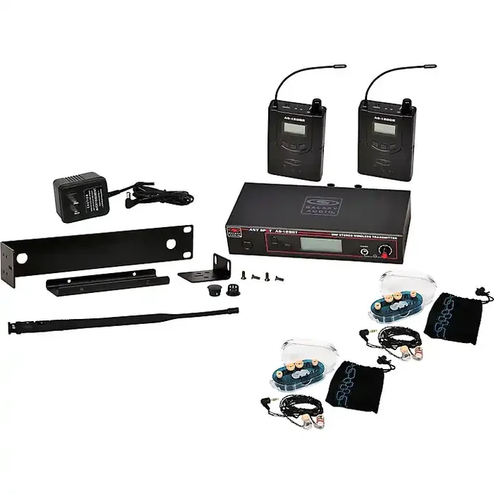 Galaxy Audio 1200 Series Wireless Personal Monitor Twin Pack With EB6 Ear Buds Band D Guitar Center