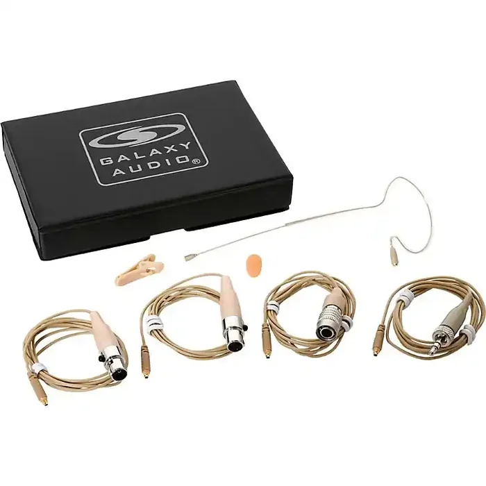Galaxy Audio ESM8 Omnidirectional Single-Ear Headset Microphone With Four Mixed Cables Guitar Center