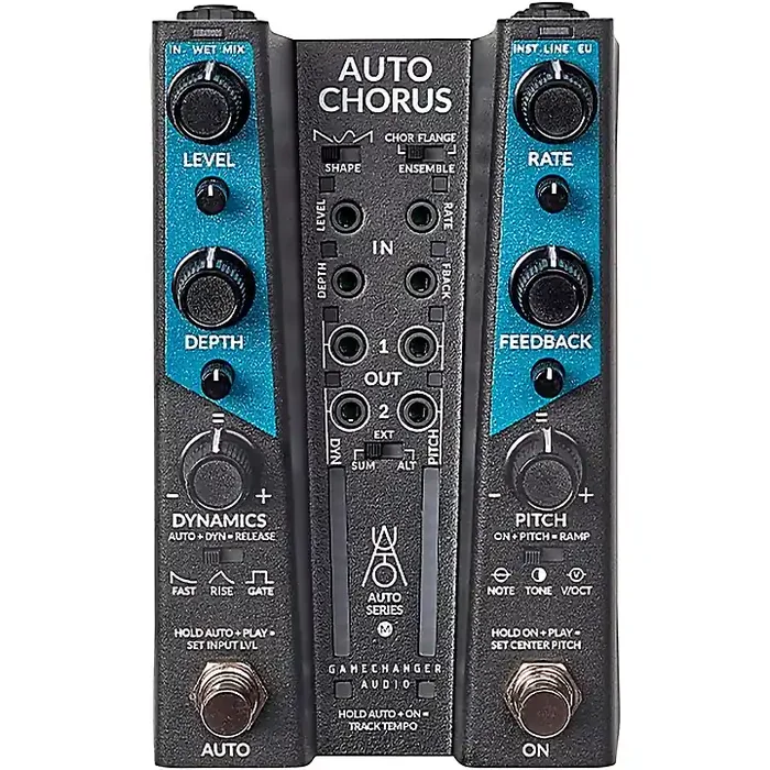 Gamechanger Audio AUTO CHORUS Pitch and Dynamics Responsive Chorus Effects Pedal Black Guitar Center