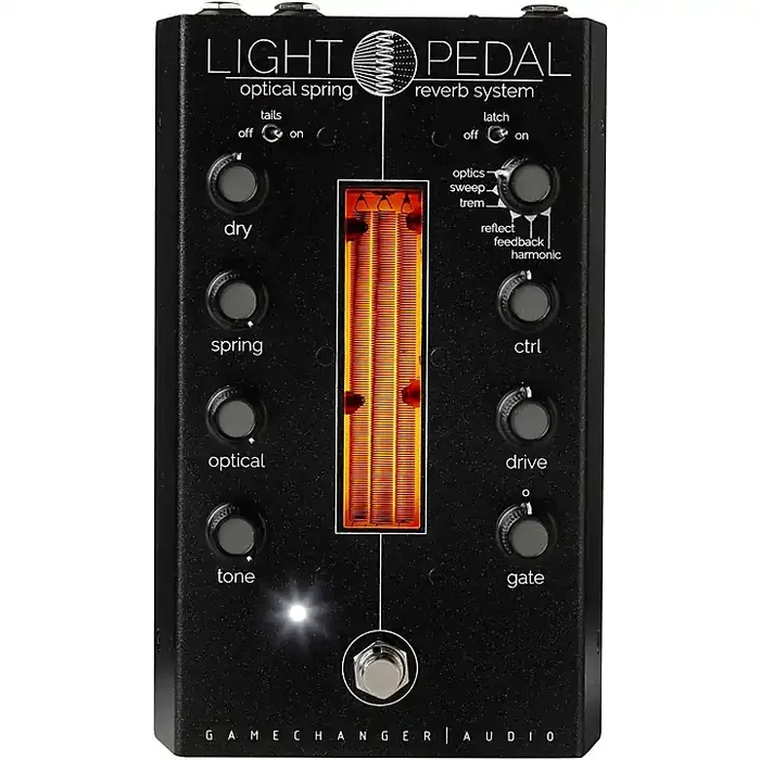 Gamechanger Audio Light Pedal Analog Optical Spring Reverb Black Guitar Center