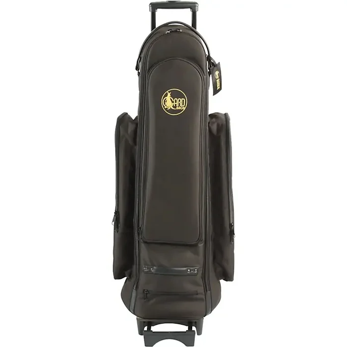 Gard Tenor Trombone Wheelie Bag 22-WBFSK Black Synthetic w/ Leather Trim Guitar Center