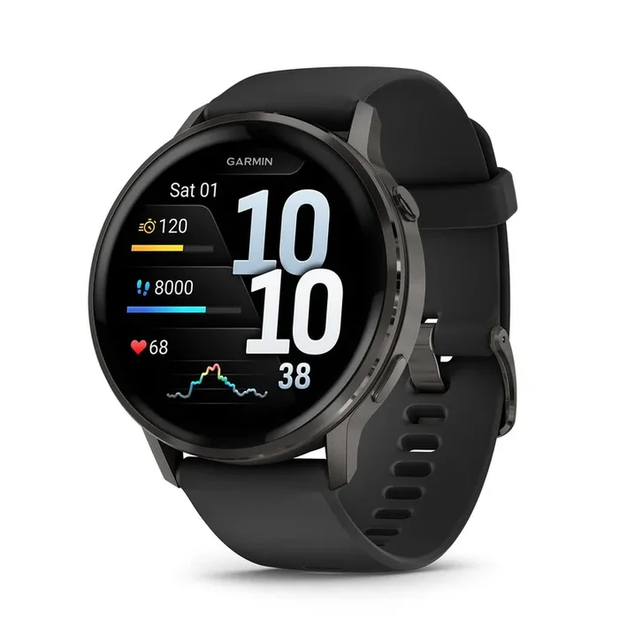 Garmin Venu 4 45mm Slate Black Smartwatch