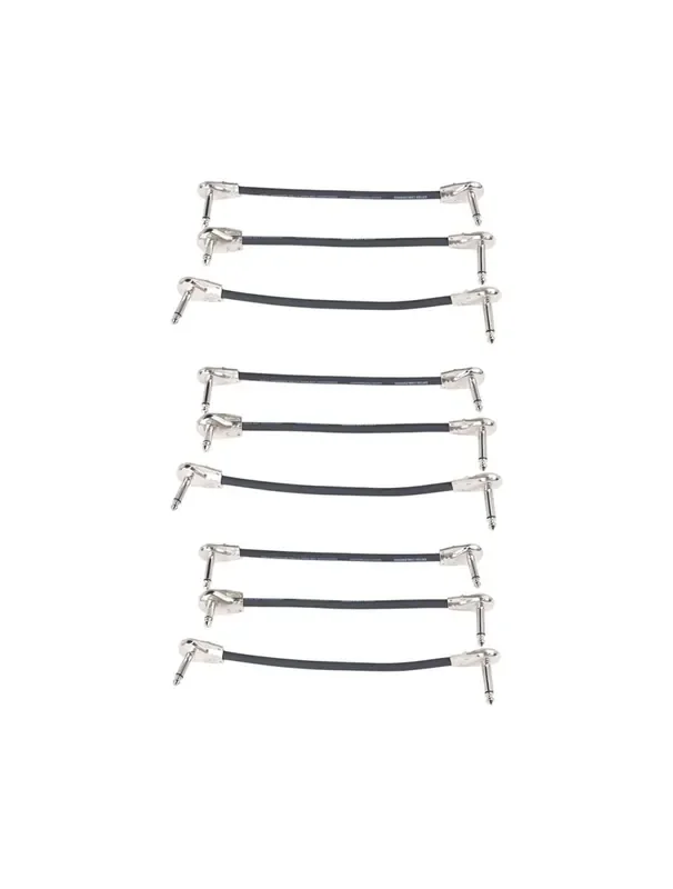 Gator Cableworks Backline Series 6″ Instrument/Patch Cable, 3-Pack x3