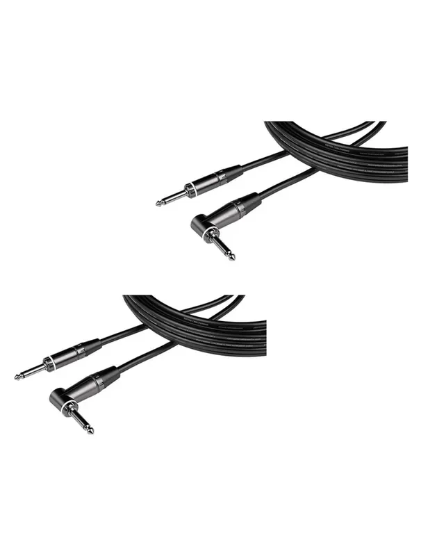 Gator Cableworks Composer Series 20‘ RA Instrument Cable x2