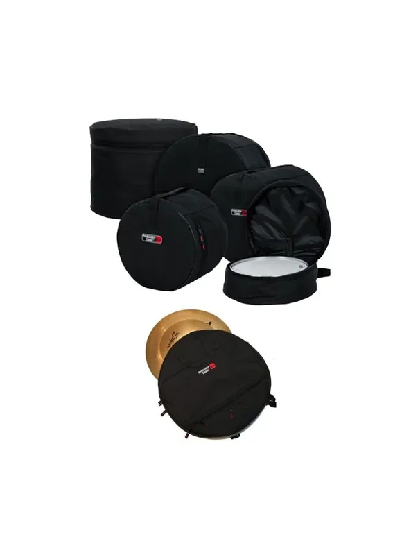 Gator Cases GP-FUSION16 5-Piece Fusion Set Bags + 24″ Cymbal Backpack