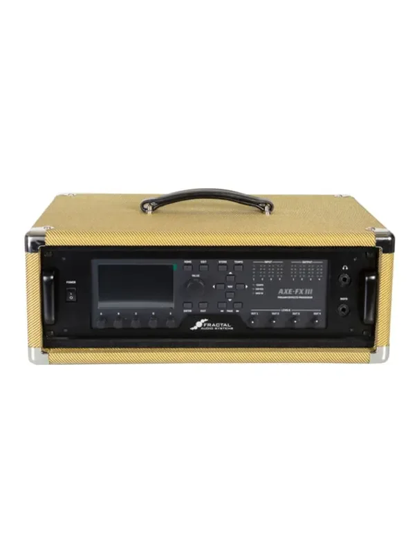 Gator Cases GR-RETRORACK-3TW 3U Vintage Amp Vibe Rack Case – Tweed