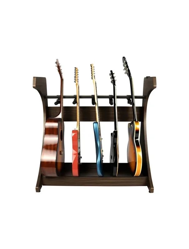 Gator Frameworks GFW-ELITEGTR5RK-BRN Elite 5 Guitar Rack – Brown