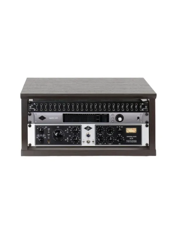 Gator Frameworks GFW-ELITERK-4U-BRN 4U Desktop Studio Rack Walnut Brown