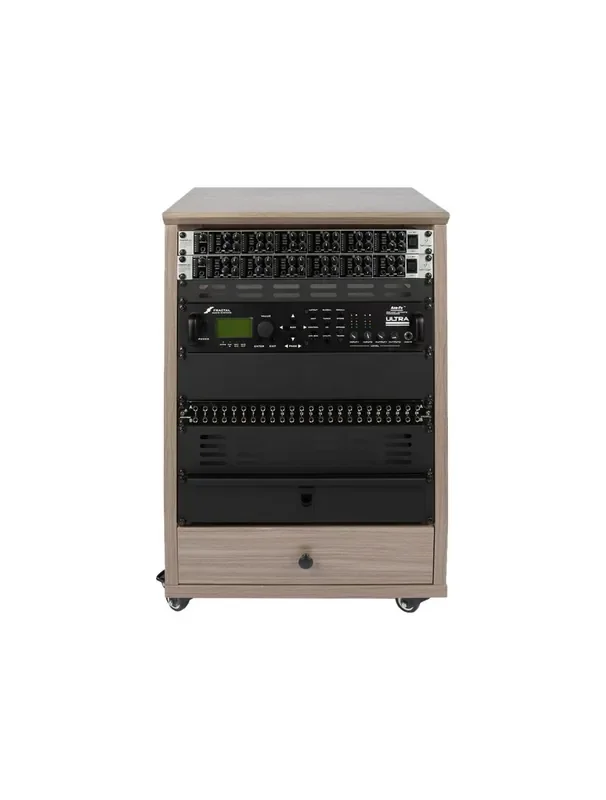 Gator Frameworks GFW-ELITESTUDIORK12-GRY Elite 12U Studio Rack – Grey