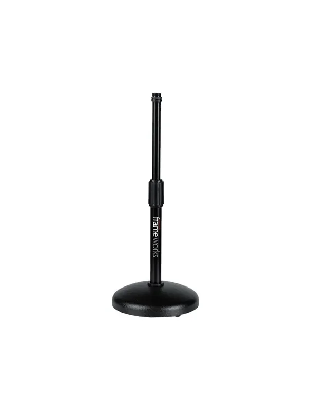 Gator Frameworks GFW-MIC-0501 Round Base Desktop Mic Stand