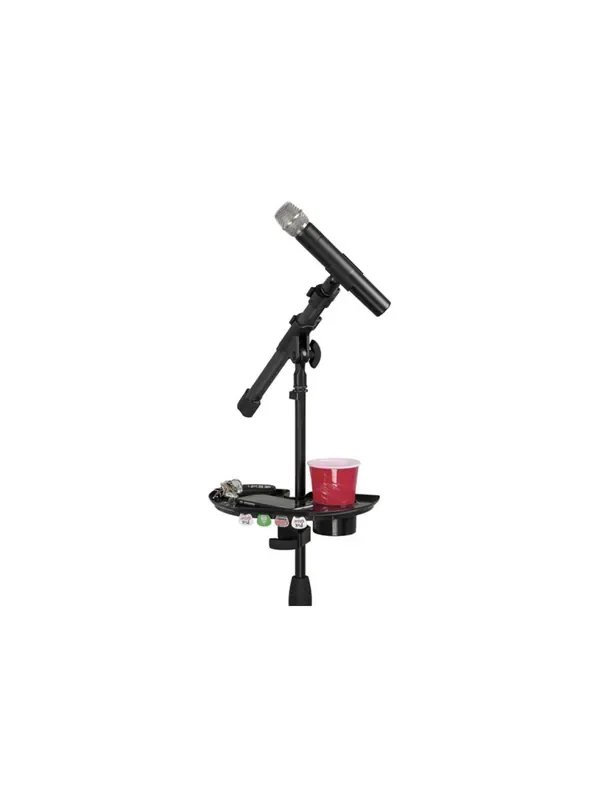 Gator Frameworks GFW-MICACCTRAY Mic Stand Acc. Tray w/Drink Holder