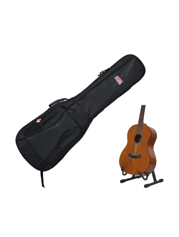 Gator GB-4G-BASS Bass Guitar Gig Bag + A-Frame Guitar Stand