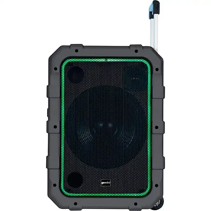 Gemini MPA-2400 10″ Wireless Active Portable Bluetooth Speaker With Trolley Guitar Center