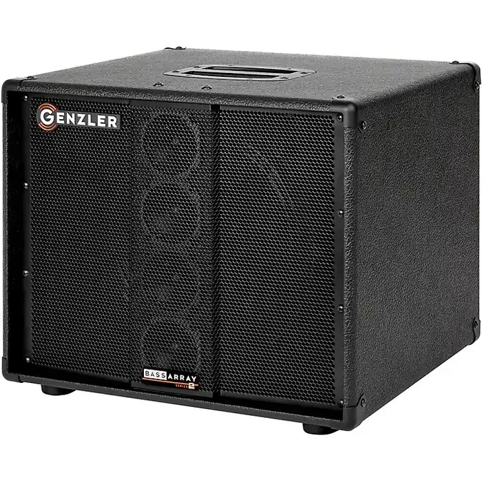 Genzler Amplification SERIES 2 BA2-112-3STR BASS ARRAY Straight 1×12 Line Array Bass Speaker Cabinet Black Guitar Center