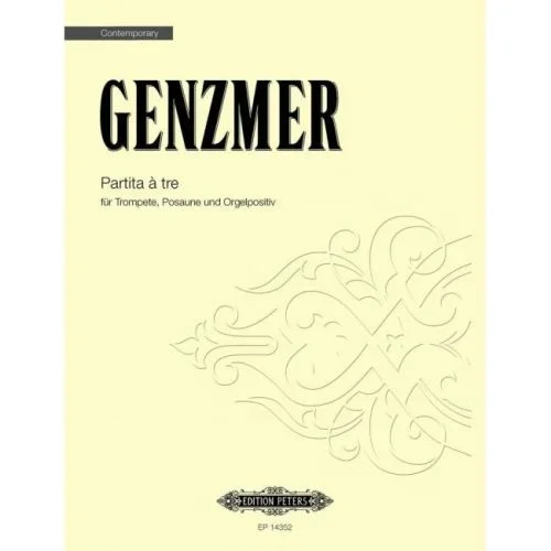 Genzmer, Harald – Partita ? 3 (score & parts)