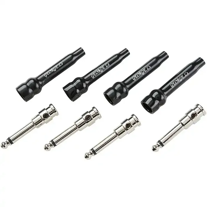 George L‘s .155 Straight 1/4″ Plugs and Jackets (4-Pack) Guitar Center