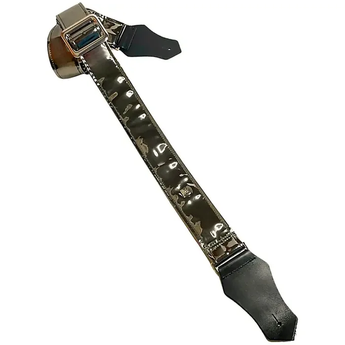 Get‘m Get‘m Badass Mirrored Guitar Strap Platinum 2 in. Guitar Center