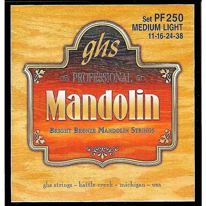 GHS Bright Bronze Mandolin Strings Medium Light Guitar Center