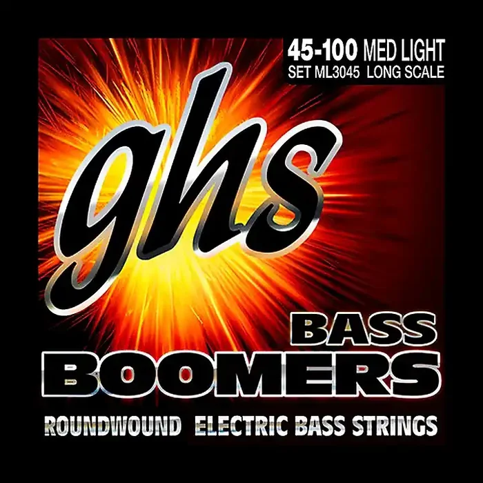 GHS ML3045 Boomers Medium Light Electric Bass Strings Guitar Center