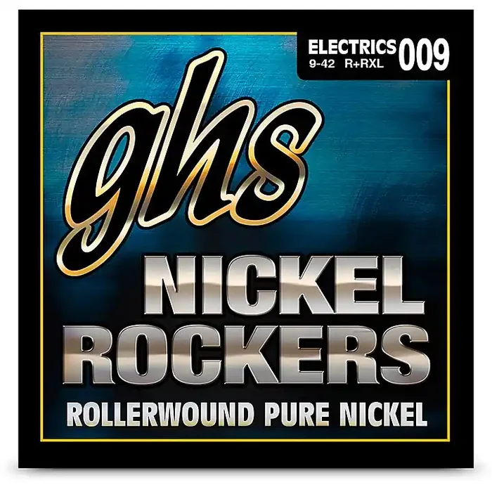GHS R+RXL Nickel Rockers Pure Nickle Rollerwound Medium Electric Guitar Strings Guitar Center
