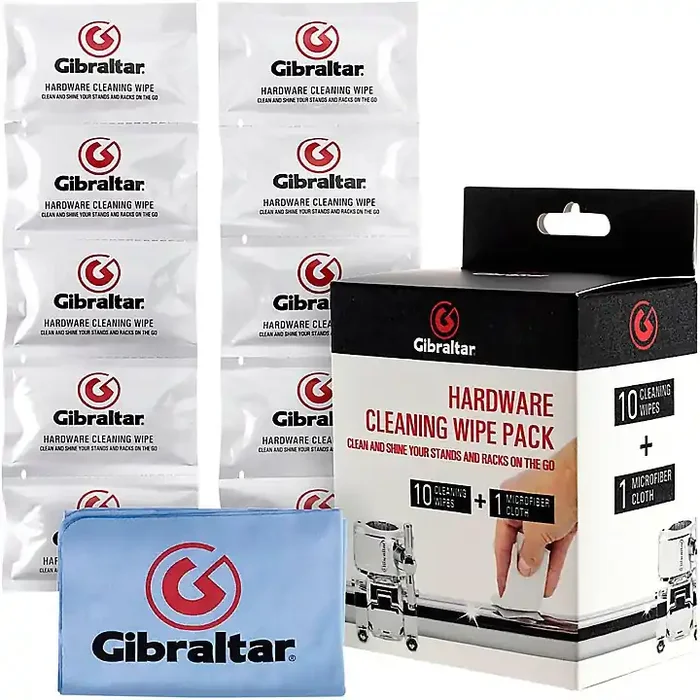 Gibraltar Hardware Cleaning Wipes – Pack of 10 Guitar Center