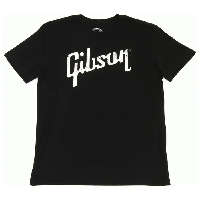 Gibson Distressed Logo Tee (Black) –
