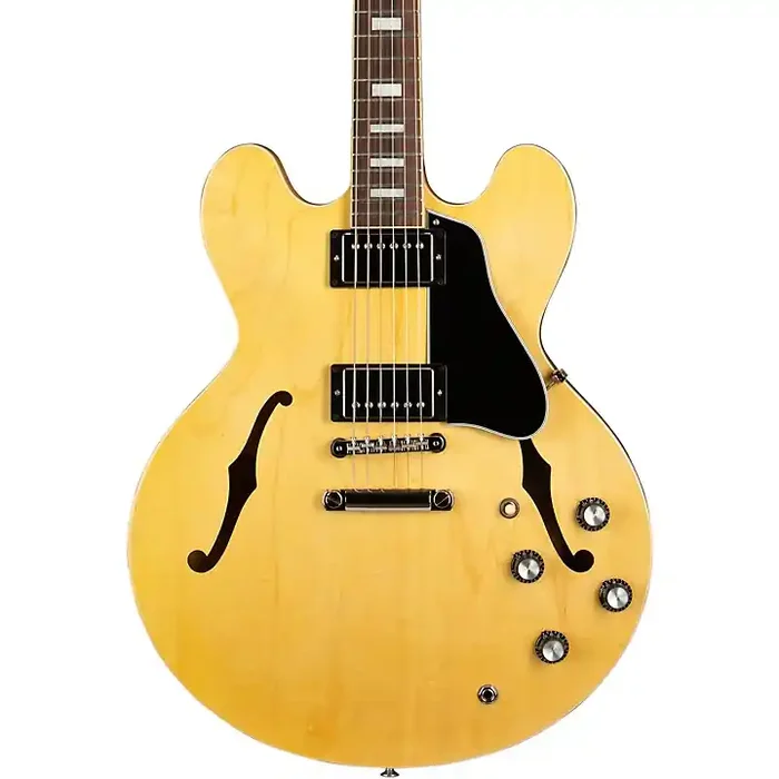 Gibson ES-335 ‘60s Block Guitar Center-Exclusive Semi-Hollow Electric Guitar Antique Natural Guitar Center