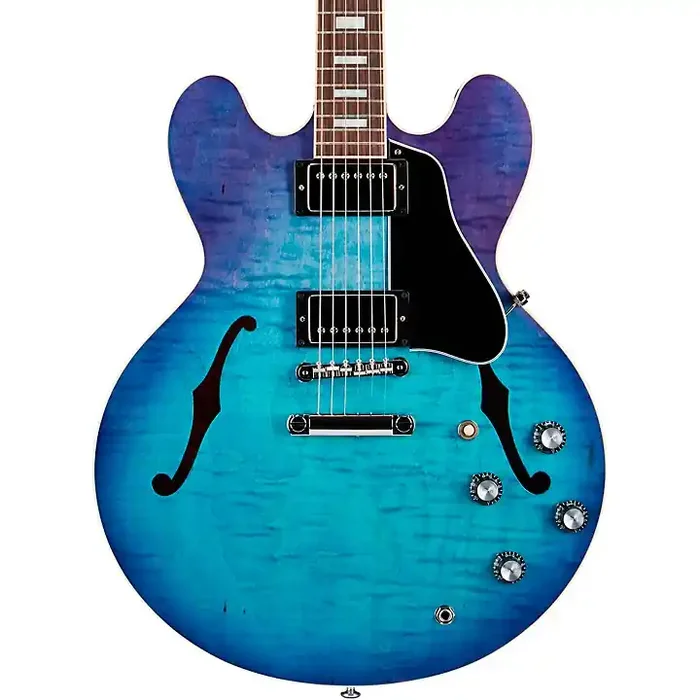 Gibson ES-335 Figured Limited-Edition Semi-Hollow Electric Guitar Blueberry Burst Guitar Center