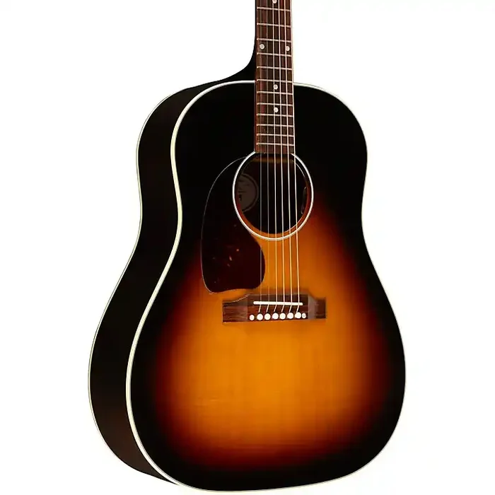 Gibson J-45 Standard Left-Handed Acoustic-Electric Guitar Vintage Sunburst Guitar Center