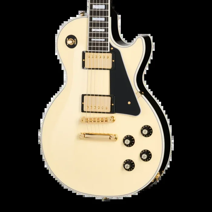 GIBSON LES PAUL CUSTOM 70S ELECTRIC GUITAR – BUTTERCREAM TOP