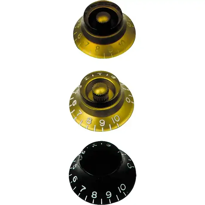Gibson Top Hat Knobs Black 4-Pack Guitar Center