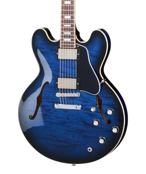 Gibson USA ES-335 Figured in Deep Ocean Burst