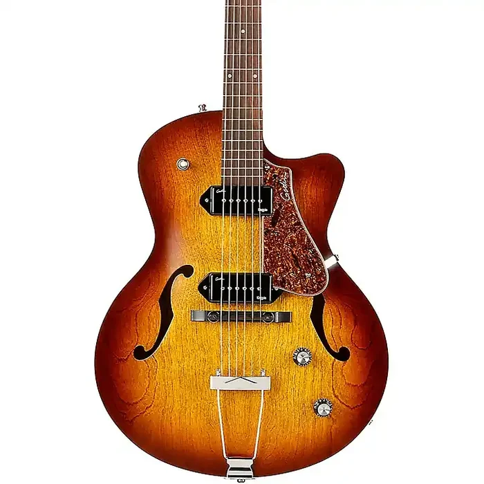 Godin 5th Avenue CW Kingpin II Hollow Body Electric Guitar Cognac Burst Guitar Center
