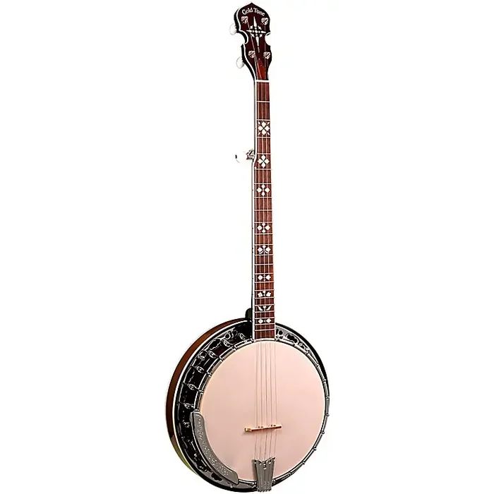 Gold Tone BG-150F Left-Handed Bluegrass Banjo with Flange Vintage Brown Guitar Center