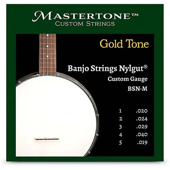 Gold Tone BSN-M Nylgut Medium Guage Banjo Strings Guitar Center